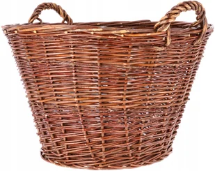 KOSZ DREWNO DONICZKA WIKLINA KWIATY 60 CM OSŁONKA - Donice - miniaturka - grafika 1