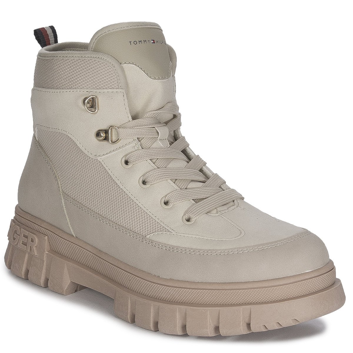 Tommy Hilfiger Botki Damskie Beige Off White-38