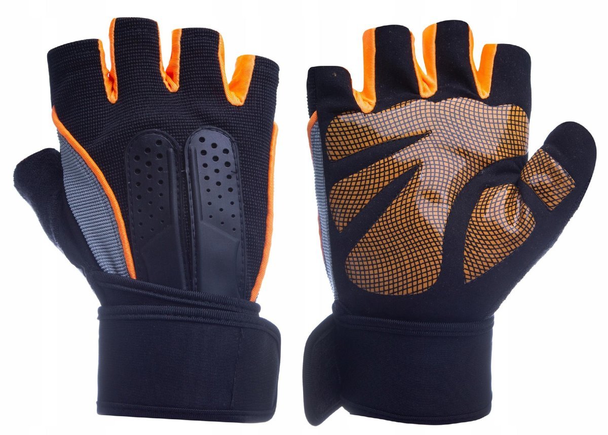 Rękawiczki rowerowe krótkie ŻELOWE nadgarstek - XL