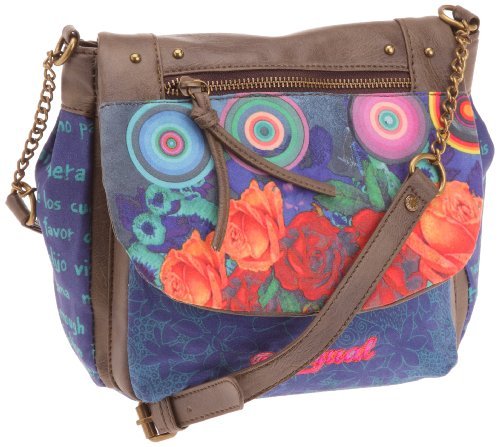 Desigual Bols_Mini Cadenas Giuliana 27X5167, damska torba na zakupy 27 x 25 x 14 cm (szer. x wys. x gł.), Niebieski Azul Mały 5036, 27x25x14 cm (B x H x T)