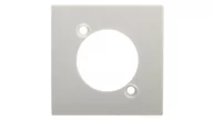 Klawisze i ramki - Simon Simon Connect Płytka K45 do gniazd XLR czysta biel K122/9 K122/9 - miniaturka - grafika 1
