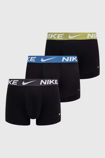 Majtki męskie - Nike bokserki 3-pack męskie kolor czarny - grafika 1