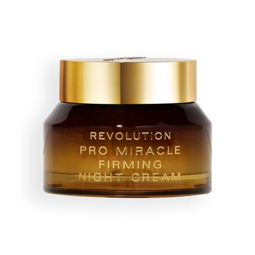 Revolution Pro Miracle Vegan Collagen krem na noc, nawilżający krem nawilżający, wegański kolagen i skwalane dla mocnej i gładkiej skóry, wegan i bez okrucieństwa, 50 ml