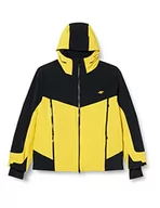 Kurtki męskie - 4F Męska kurtka narciarska Kumn013 dżinsy, Cytryna, XXXL, Cytryna, 3XL - miniaturka - grafika 1