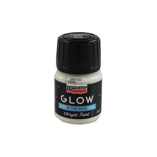 Farba akrylowa GLOW 30 ml - niebieska jasna - Farby i media malarskie - miniaturka - grafika 1