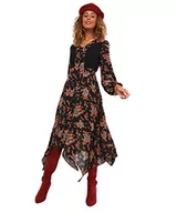 Sukienki - Joe Browns Damska asymetryczna jesienna sukienka z nadrukiem kwiatowym, casualowa noc, wielokolorowa, 8, multi, 34 - miniaturka - grafika 1