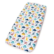 Prześcieradła dla dzieci - PRZEŚCIERADŁO Z GUMKĄ DO DOSTAWKI BAWEŁNIANE 90X50 cm Kerstin - miniaturka - grafika 1