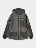 Kurtki narciarskie - Kurtka snowboardowa membrana 10000 męska 4F 4FWAW24TTJAM511-43S Zielony - miniaturka - grafika 1