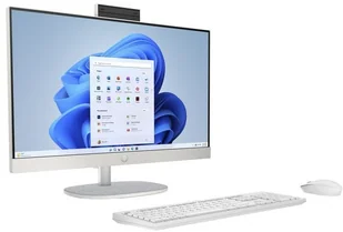 Komputer All in One HP 24-cr0005ns / 9E7E3EA / Intel i3-13 / 8GB / SSD 512GB / Intel UHD / FullHD / Win 11 / Biały - Zestawy komputerowe - miniaturka - grafika 1