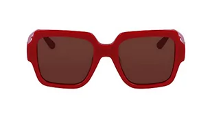 KARL LAGERFELD KL6104SR Okulary przeciwsłoneczne, czerwone, jeden rozmiar dla kobiet, Czerwona, rozmiar uniwersalny - Okulary przeciwsłoneczne - miniaturka - grafika 1