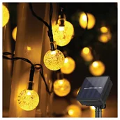 Lampy ogrodowe - Lampki Led Girlanda Świetlna 12M Solarna Zewnętrzna 800Mah Kule Ip65 Kulki - miniaturka - grafika 1