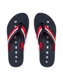 Klapki i japonki damskie - Tommy Hilfiger Japonki Tommy Loves Ny Beach Sandal FW0FW02370 Granatowy - miniaturka - grafika 1