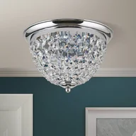 Lampy sufitowe - Lampa sufitowa Plafond, chrom/przezroczysta, Ø35cm - miniaturka - grafika 1