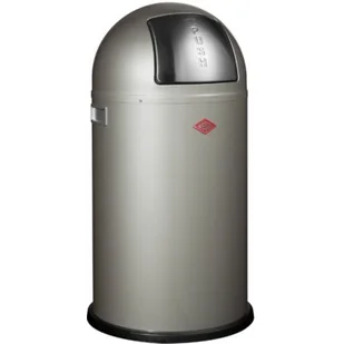 Wesco Pushboy 50l - kosz na śmieci, nowy srebrny 17583103 - Kosze na śmieci - miniaturka - grafika 1