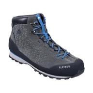 Buty trekkingowe męskie - Buty trekkingowe męskie Alpinus Geres Mid HDTX  M grafitowo-niebieskie 42 wysokie, membrana - miniaturka - grafika 1