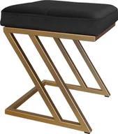 Pufy i podnóżki - Atos Pufa ZETA LOFT taboret podnóżek podstawa złota MG19 - miniaturka - grafika 1