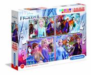 Puzzle - Clementoni Puzzle 20+60+100+180 Progressive Superkolor Frozen - miniaturka - grafika 1