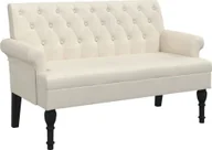 Pościel - vidaXL Ławka z oparciem 120x62x75,5 cm Pościel - miniaturka - grafika 1