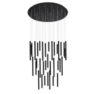 Lampy sufitowe - Jadalniana lampa wisząca ILIOS AZ5747 Azzardo LED 160W 3000K czarny - miniaturka - grafika 1