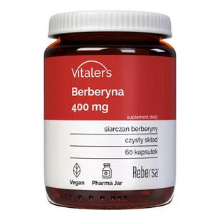 Vitaler's Berberyna (Berberys) 400 mg - 60 kapsułek - Witaminy i minerały Vitaler's Berberyna (Berberys) 400 mg - 60 kapsułek - Witaminy i minerały - miniaturka - grafika 1