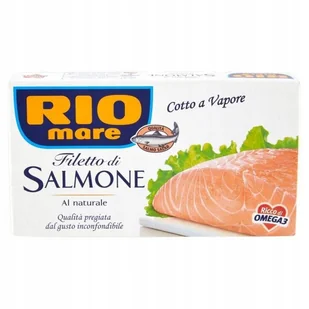 Rio Mare łosoś premium włoski 125g Zalewa naturalna bez dodatku oleju/oliwy - Konserwy i dania rybne - miniaturka - grafika 1