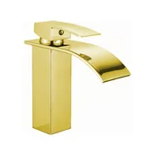 Baterie umywalkowe - Mexen Aries bateria umywalkowa, złoty - 744800-50 - miniaturka - grafika 1