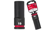 Klucze i nasadki - Udarowa nasadka długa adapter 11.1mm 1/2 HEX M6 o długośći 19mm MILWAUKEE - miniaturka - grafika 1