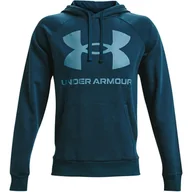 Bluzy męskie - Bluza fitness męska Under Armour Rival Fleece Big Logo HD - miniaturka - grafika 1