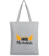 Torebki damskie - Shopperka torba na lato zakupy sportowa na ramie - miniaturka - grafika 1