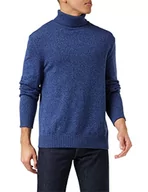 Swetry męskie - United Colors of Benetton sweter męski, pomarańczowy ceglany 66f, L - miniaturka - grafika 1