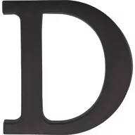 Numery na dom - Litera plastikowa "D" czarna 90 mm - miniaturka - grafika 1