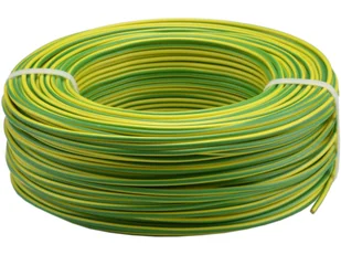 Kabel przewód drut DY 750V 1mm2 żółto/zielony 100m - Pozostałe akcesoria sieciowe - miniaturka - grafika 1