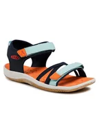 Buty dla dziewczynek - Keen Sandały Verano 1024830 Czarny - miniaturka - grafika 1
