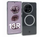 Etui i futerały do telefonów - Bizon CrystalO z MagSafe do OnePlus 13R Przezroczyste - miniaturka - grafika 1