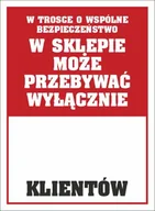 Przybory szkolne - Naklejka 150X200 Liczba Klientów W Sklepie - miniaturka - grafika 1