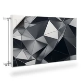 Dekoracje domu - MASKOWNICA Magnetyczna Kaloryfera ABSTRAKCJA Efekt 3D 110cm x 60cm - miniaturka - grafika 1