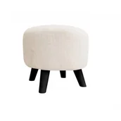 Fotele i pufy dla dzieci - Pufa POLA BUNNY 02 kremowa/czarna - POLECA nas aż 98% klientów - ZAMÓW (91 822 80 56) - miniaturka - grafika 1