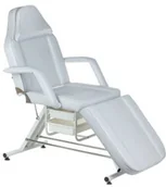 Fotele kosmetyczne - Fotel kosmetyczny z kuwetami BW-262A szary - miniaturka - grafika 1