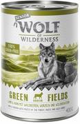 Mokra karma dla psów - Wolf of Wilderness Wolf of Wilderness Senior, 6 x 400 g - Wild Hills, kaczka i cielęcina - miniaturka - grafika 1
