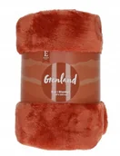 Koce - Gruby, puszysty koc 150x200 cm miedziany / rudy / pomarańczowy GRENLAND VII - miniaturka - grafika 1