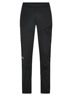 Spodnie damskie - Ziener NABELLE damskie spodnie softshell, długie nogawki, wiatroszczelne przód, elastyczny tył, czarne, 38 - miniaturka - grafika 1