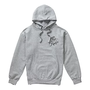 Rum Knuckles Męska bluza z kapturem Box Clever Back, szara, XXL - Bluzy męskie - miniaturka - grafika 1