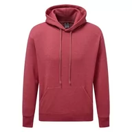 Bluzy męskie - Bluza męska z kapturem Hooded Sweat Premium Fruit of the Loom Vintage Heather Red XXL - miniaturka - grafika 1