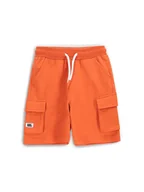 Spodenki damskie - Coccodrillo Szorty sportowe WC5120501HBK Pomarańczowy Regular Fit - miniaturka - grafika 1