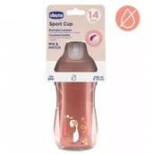 Kubki dla dzieci - Chicco Kubek niekapek termicz ze słomką 266ml brzosk 14m+ - miniaturka - grafika 1