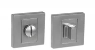 Zamki i wkładki - Tarcza kwadratowa WC do klamek INFINITY (NOVE, APOLLO) RNQ M703 chrom matowy - miniaturka - grafika 1