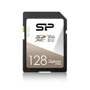 Silicon Power Superior Pro 128 GB SDXC UHS-II Klasa 10 SP128GBSDXJV6V10 - Karty pamięci - miniaturka - grafika 1