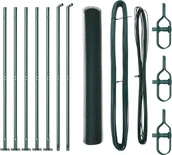 Ogrodzenia - Lumarko Ogrodzenie sześciokątne zielone 0.8x10 m stalowe - miniaturka - grafika 1
