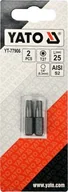 Bity - YATO KOŃCÓWKA 1/4"x25mm TORX T27 /2szt. - miniaturka - grafika 1
