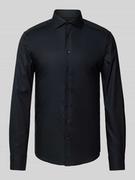 Koszule męskie - Koszula biznesowa o kroju super slim fit z kołnierzykiem typu cutaway - miniaturka - grafika 1